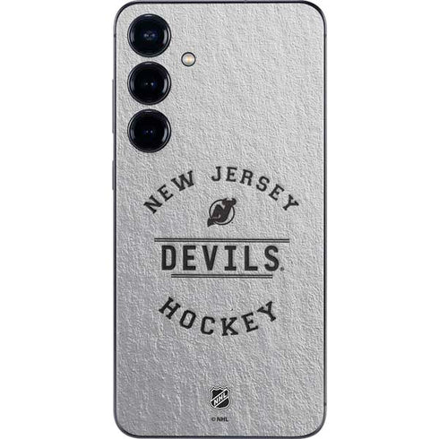 NHL New Jersey Devils Black Text Galaxy S25 Skin